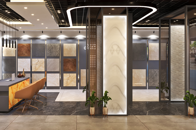 Porcelain floor tiles