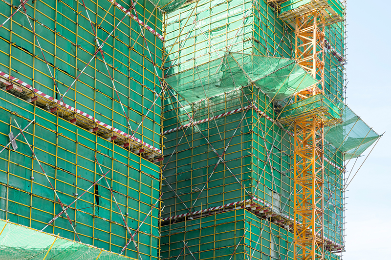 Green shade netting