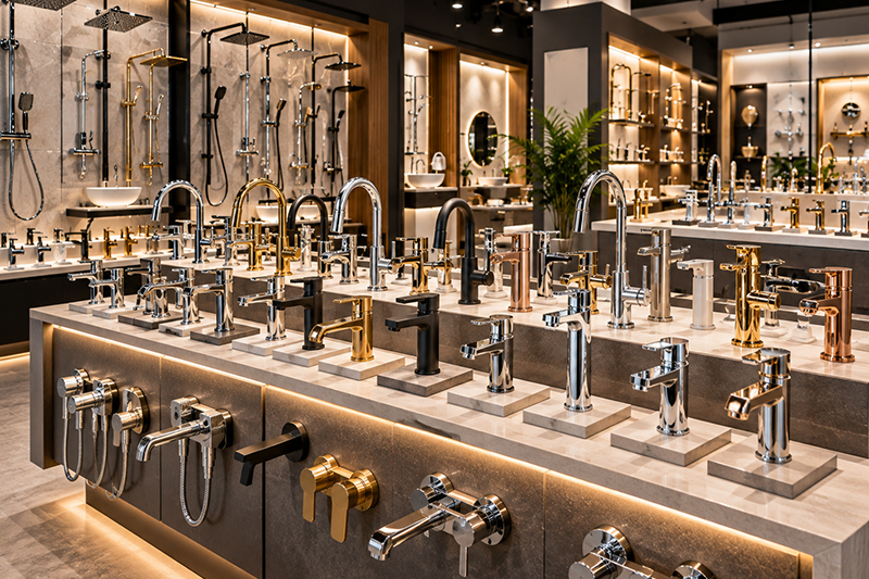 Chrome tap and mixer