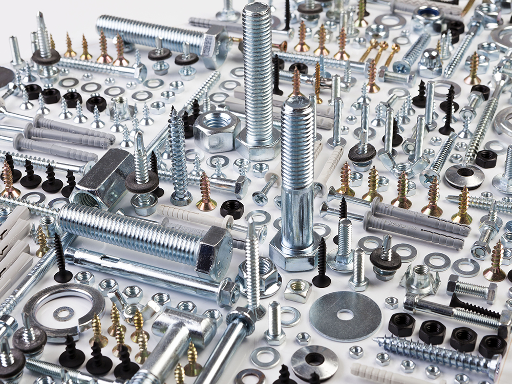 Fasteners and fixings in bulk